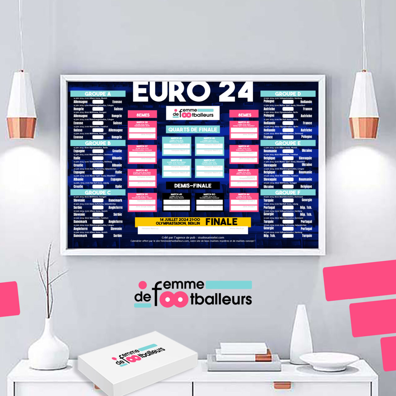 Calendrier<b> Euro24</b>